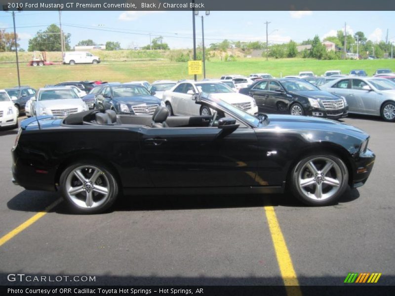Black / Charcoal Black 2010 Ford Mustang GT Premium Convertible