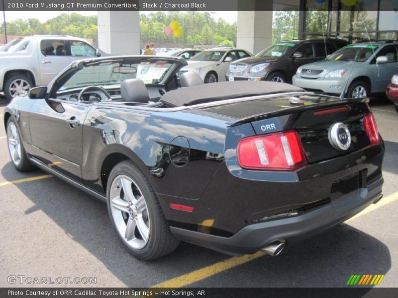 Black / Charcoal Black 2010 Ford Mustang GT Premium Convertible