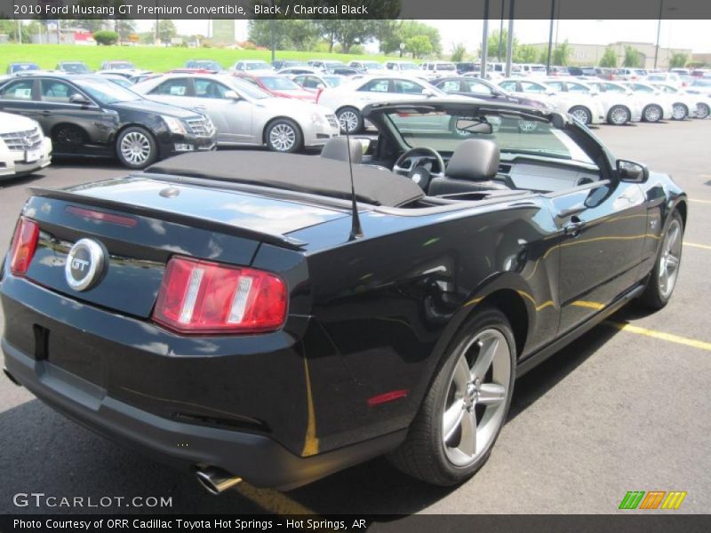 Black / Charcoal Black 2010 Ford Mustang GT Premium Convertible