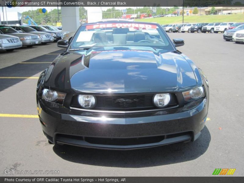 Black / Charcoal Black 2010 Ford Mustang GT Premium Convertible