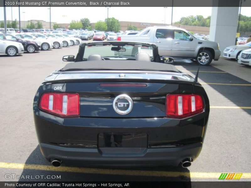 Black / Charcoal Black 2010 Ford Mustang GT Premium Convertible