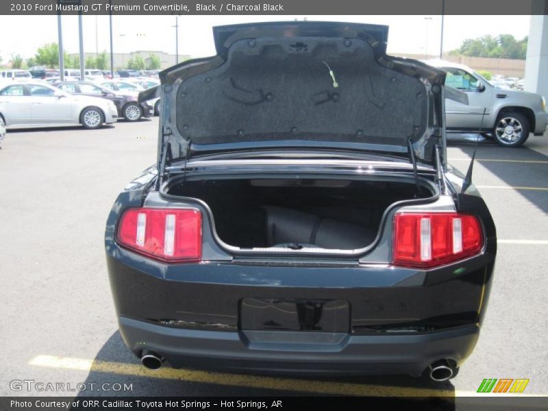 Black / Charcoal Black 2010 Ford Mustang GT Premium Convertible