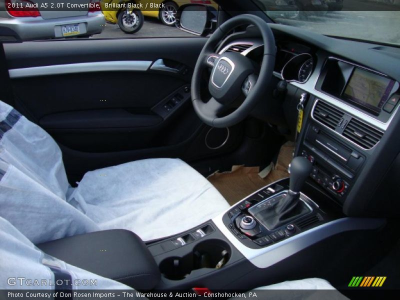 Brilliant Black / Black 2011 Audi A5 2.0T Convertible