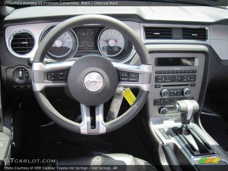Black / Charcoal Black 2010 Ford Mustang GT Premium Convertible