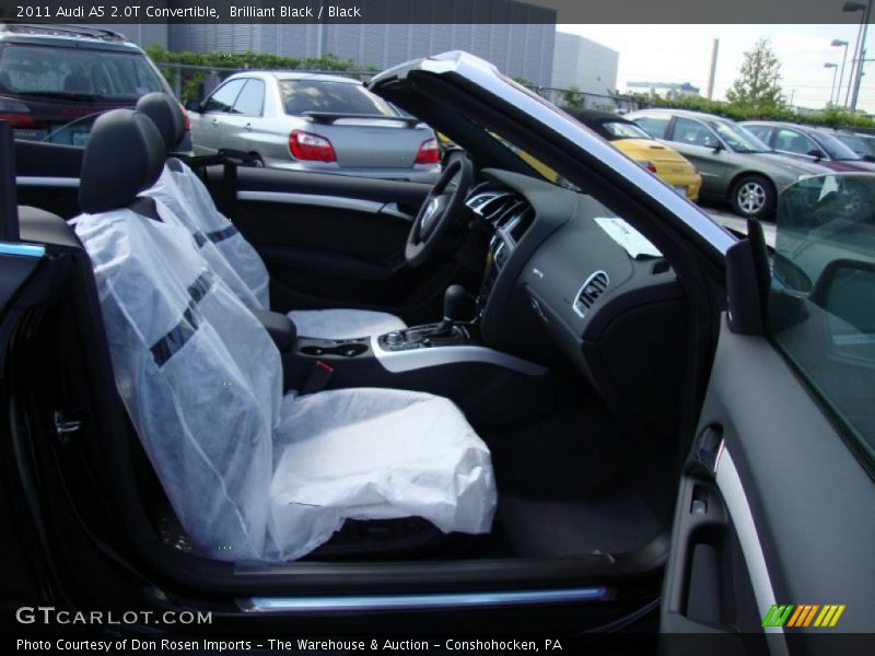 Brilliant Black / Black 2011 Audi A5 2.0T Convertible
