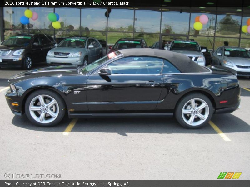 Black / Charcoal Black 2010 Ford Mustang GT Premium Convertible
