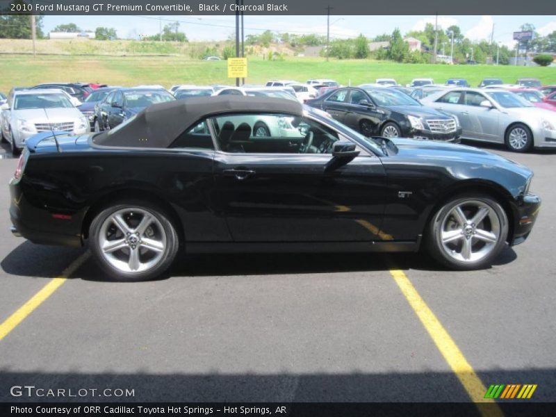Black / Charcoal Black 2010 Ford Mustang GT Premium Convertible