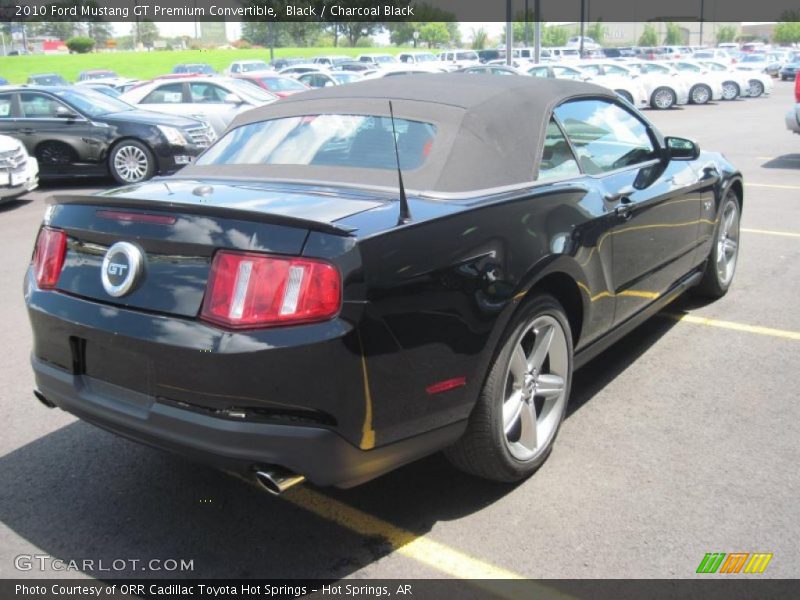 Black / Charcoal Black 2010 Ford Mustang GT Premium Convertible