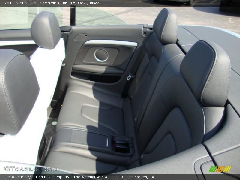 Brilliant Black / Black 2011 Audi A5 2.0T Convertible