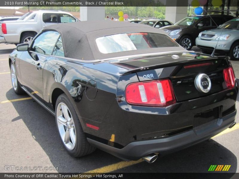 Black / Charcoal Black 2010 Ford Mustang GT Premium Convertible