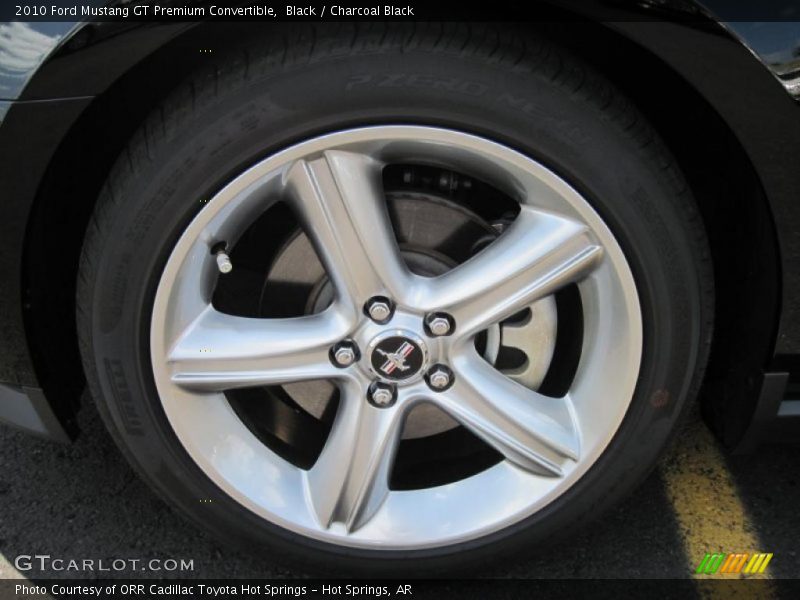 Black / Charcoal Black 2010 Ford Mustang GT Premium Convertible