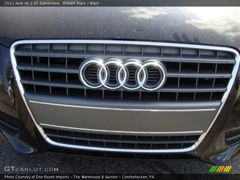 Brilliant Black / Black 2011 Audi A5 2.0T Convertible