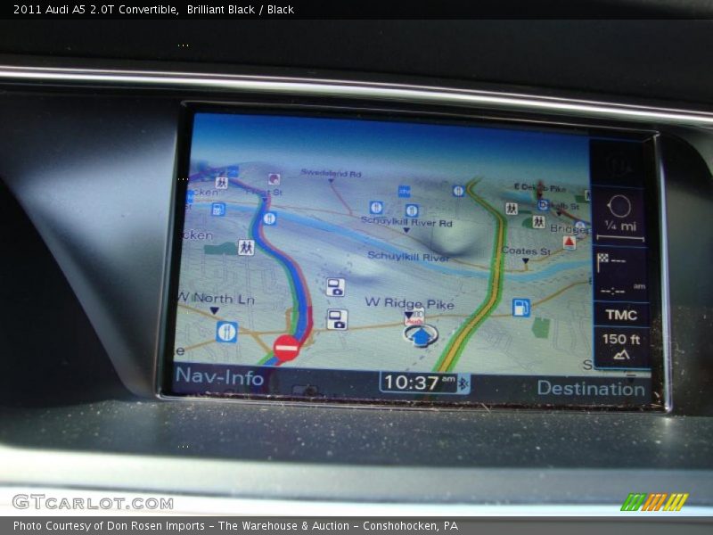 Brilliant Black / Black 2011 Audi A5 2.0T Convertible