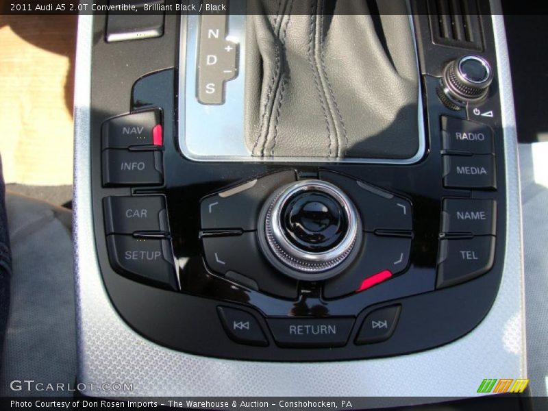 Brilliant Black / Black 2011 Audi A5 2.0T Convertible
