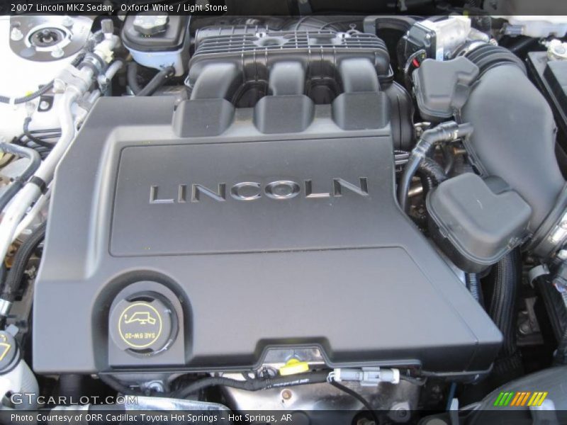 Oxford White / Light Stone 2007 Lincoln MKZ Sedan