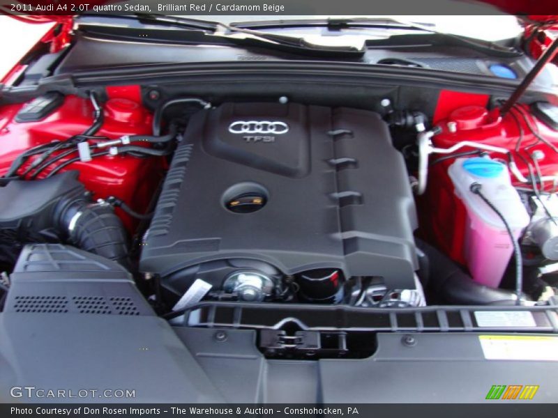 Brilliant Red / Cardamom Beige 2011 Audi A4 2.0T quattro Sedan