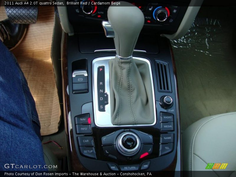 Brilliant Red / Cardamom Beige 2011 Audi A4 2.0T quattro Sedan