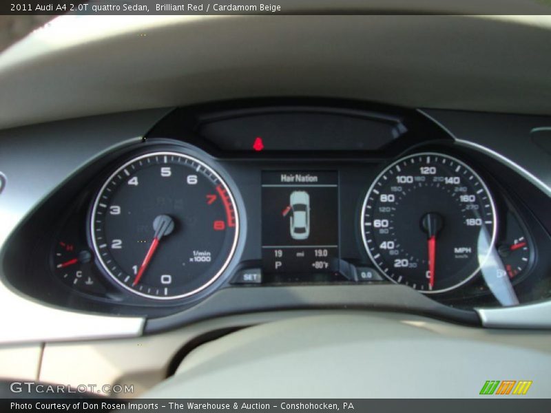 Brilliant Red / Cardamom Beige 2011 Audi A4 2.0T quattro Sedan