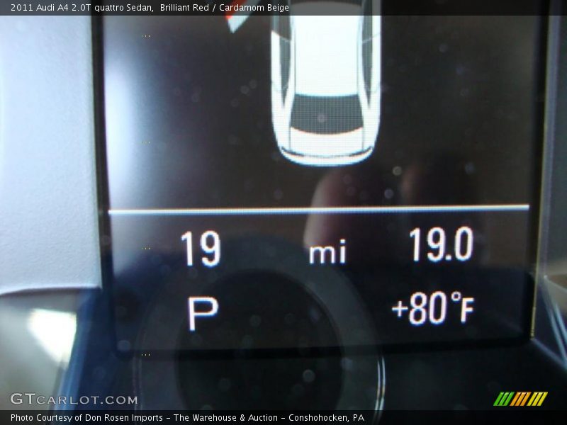 Brilliant Red / Cardamom Beige 2011 Audi A4 2.0T quattro Sedan