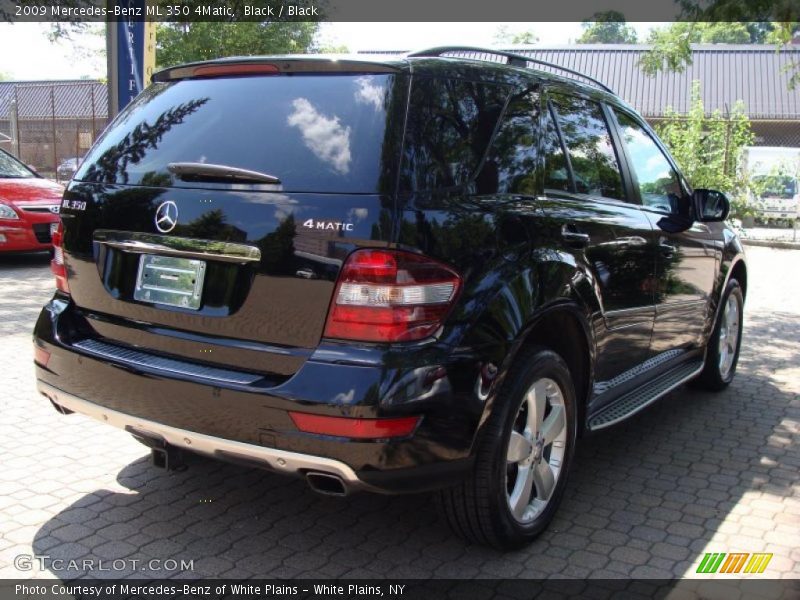 Black / Black 2009 Mercedes-Benz ML 350 4Matic