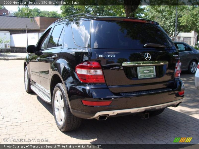 Black / Black 2009 Mercedes-Benz ML 350 4Matic