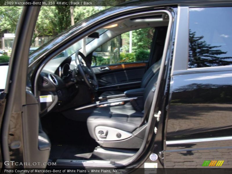 Black / Black 2009 Mercedes-Benz ML 350 4Matic