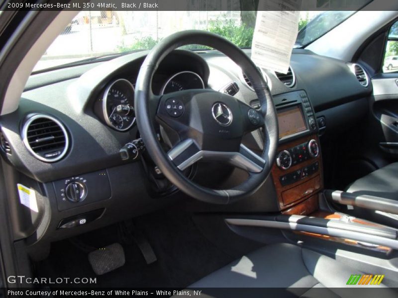 Black / Black 2009 Mercedes-Benz ML 350 4Matic