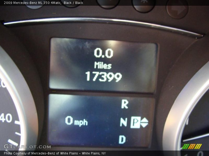 Black / Black 2009 Mercedes-Benz ML 350 4Matic