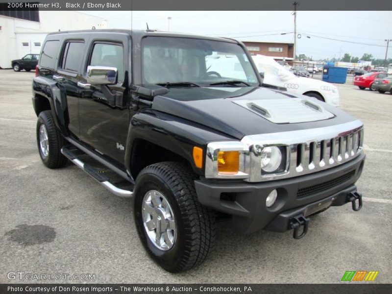 Black / Ebony Black 2006 Hummer H3