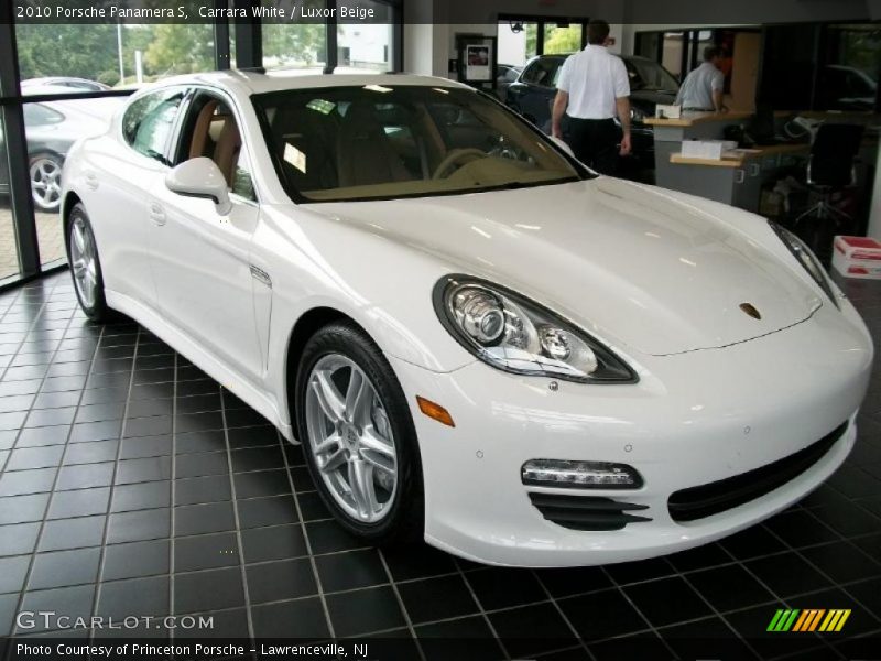 Carrara White / Luxor Beige 2010 Porsche Panamera S