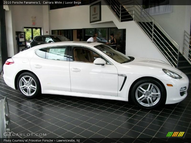 Carrara White / Luxor Beige 2010 Porsche Panamera S