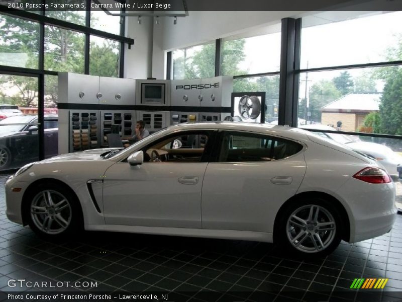 Carrara White / Luxor Beige 2010 Porsche Panamera S
