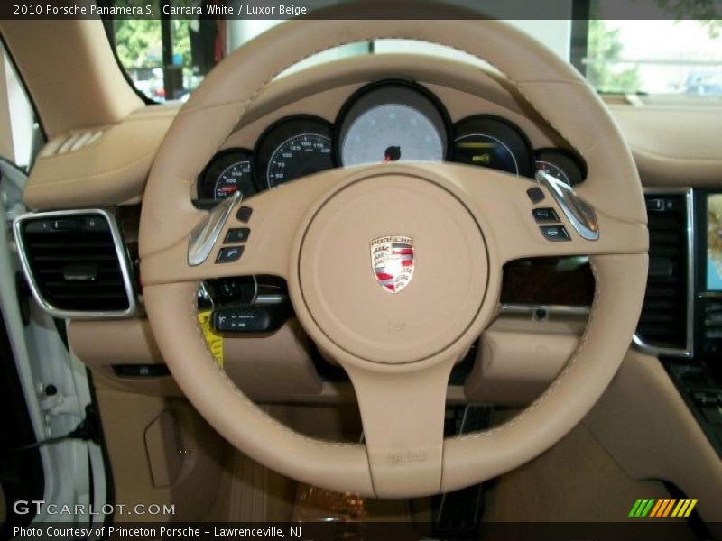 Carrara White / Luxor Beige 2010 Porsche Panamera S