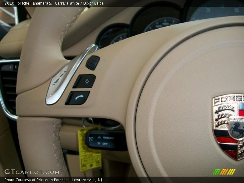 Carrara White / Luxor Beige 2010 Porsche Panamera S