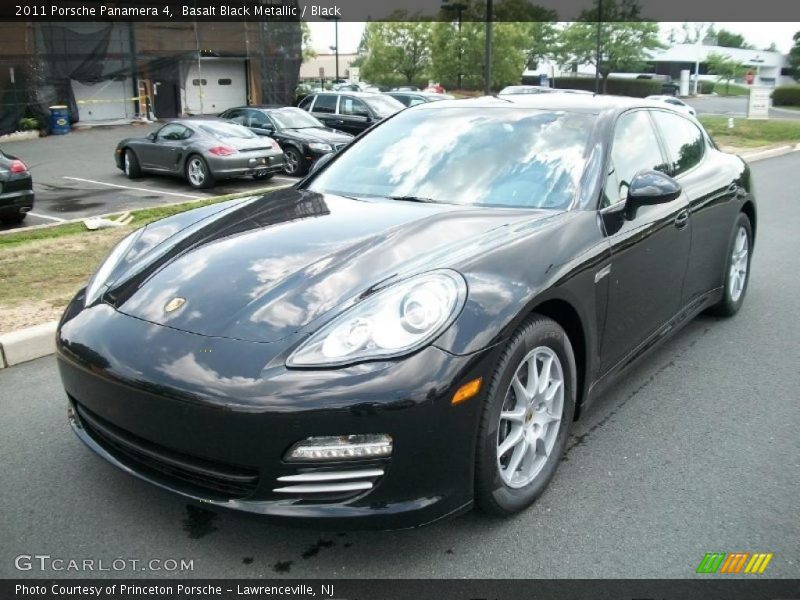 Basalt Black Metallic / Black 2011 Porsche Panamera 4