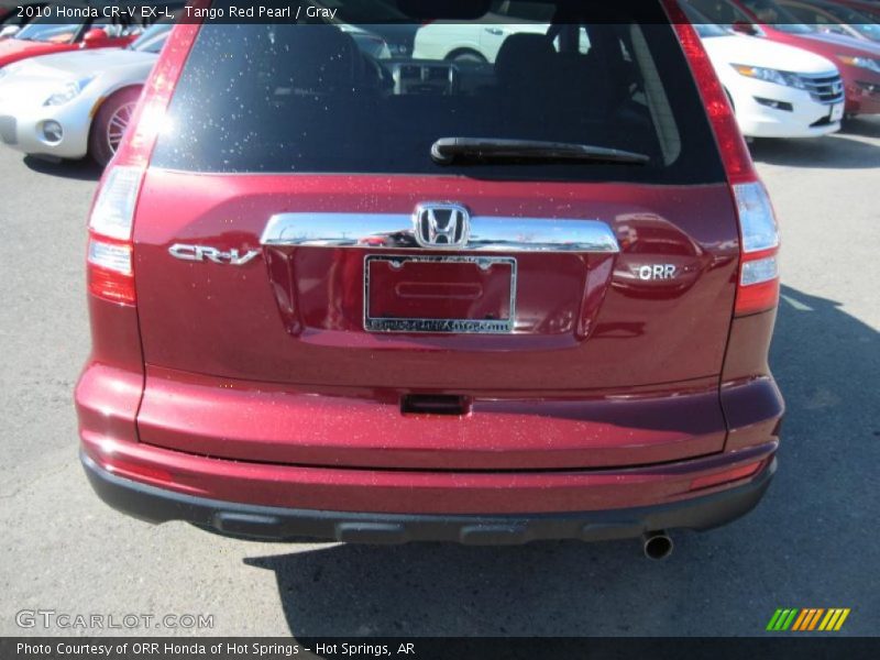 Tango Red Pearl / Gray 2010 Honda CR-V EX-L