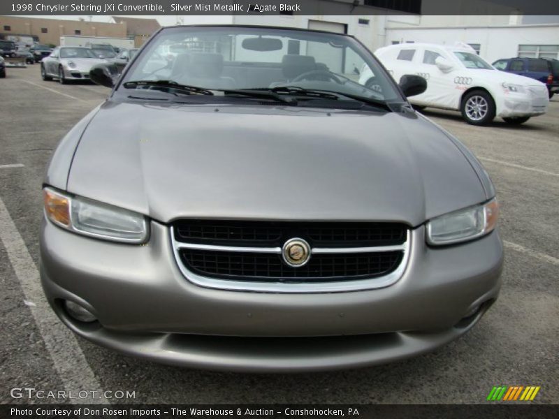 Silver Mist Metallic / Agate Black 1998 Chrysler Sebring JXi Convertible