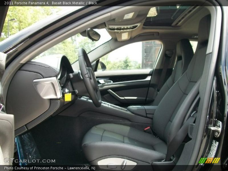 Basalt Black Metallic / Black 2011 Porsche Panamera 4