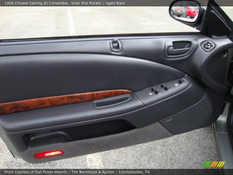 Silver Mist Metallic / Agate Black 1998 Chrysler Sebring JXi Convertible