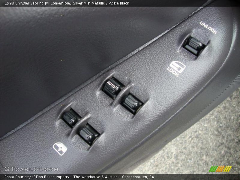 Silver Mist Metallic / Agate Black 1998 Chrysler Sebring JXi Convertible