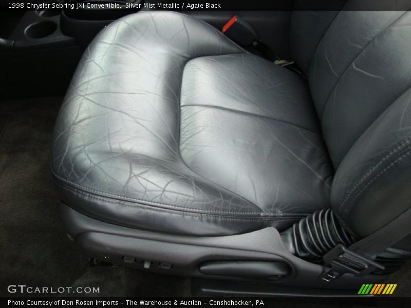 Silver Mist Metallic / Agate Black 1998 Chrysler Sebring JXi Convertible