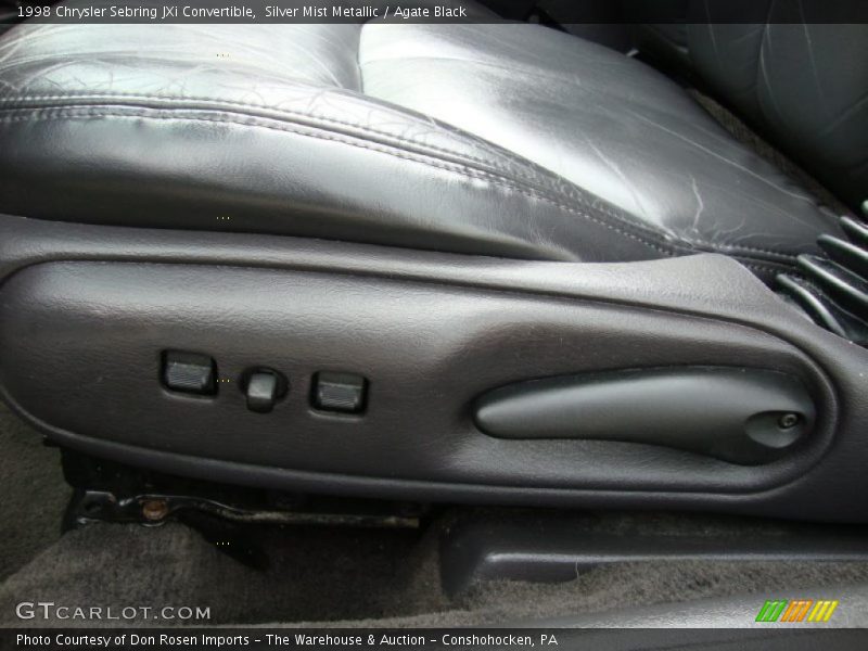 Silver Mist Metallic / Agate Black 1998 Chrysler Sebring JXi Convertible