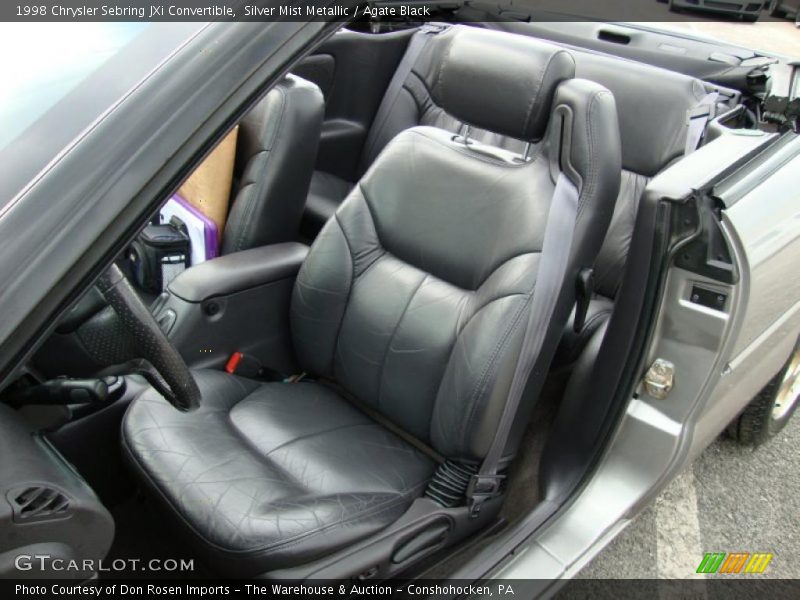 Silver Mist Metallic / Agate Black 1998 Chrysler Sebring JXi Convertible