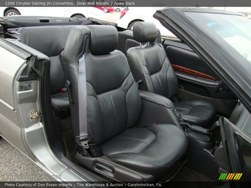 Silver Mist Metallic / Agate Black 1998 Chrysler Sebring JXi Convertible