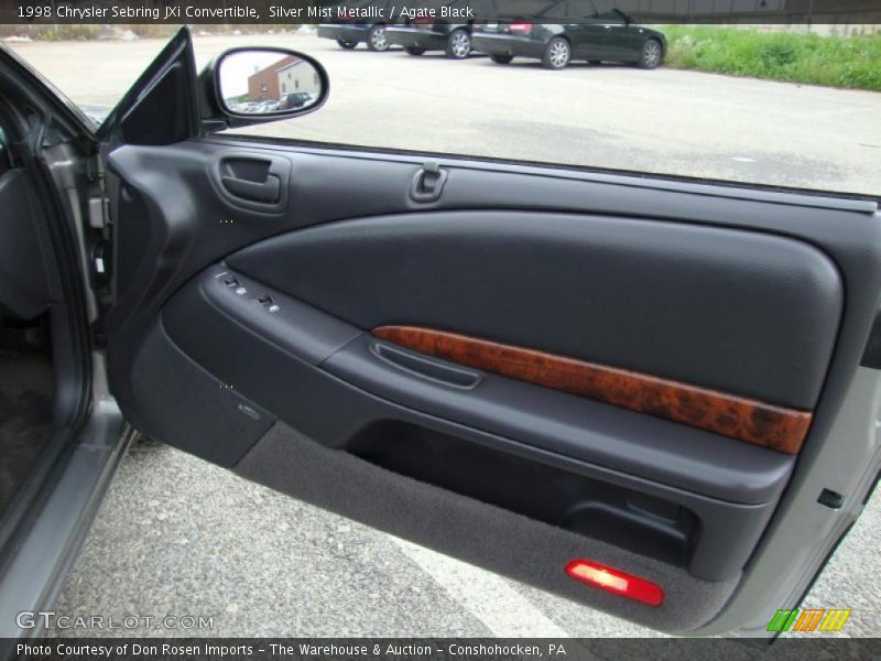 Silver Mist Metallic / Agate Black 1998 Chrysler Sebring JXi Convertible