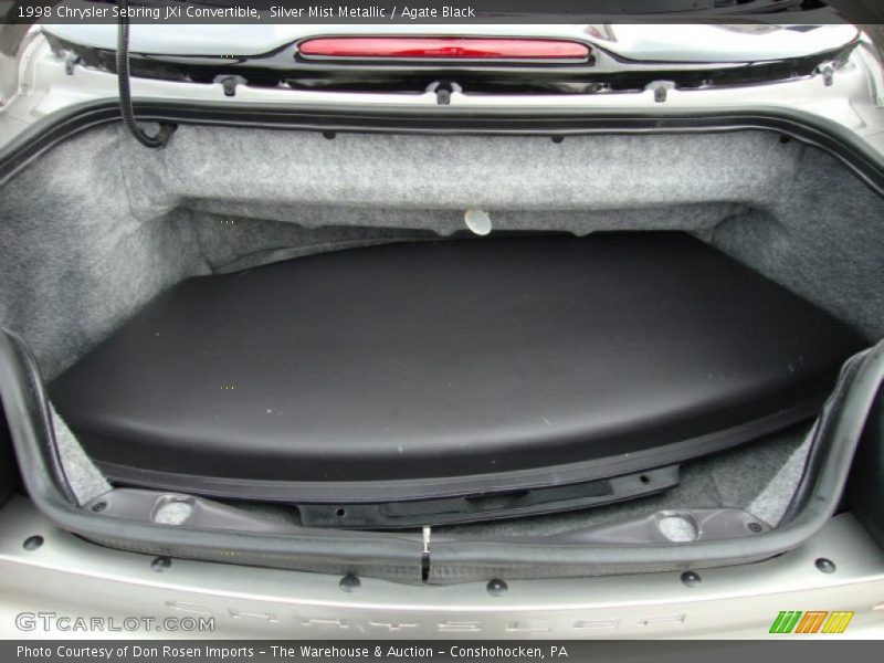 Silver Mist Metallic / Agate Black 1998 Chrysler Sebring JXi Convertible