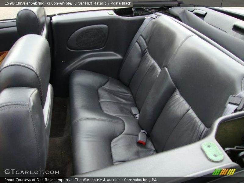 Silver Mist Metallic / Agate Black 1998 Chrysler Sebring JXi Convertible