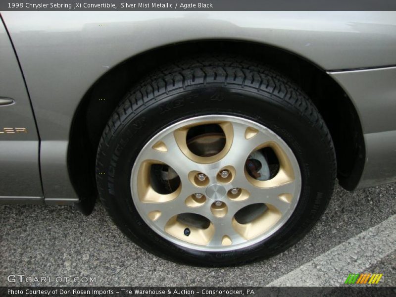 Silver Mist Metallic / Agate Black 1998 Chrysler Sebring JXi Convertible