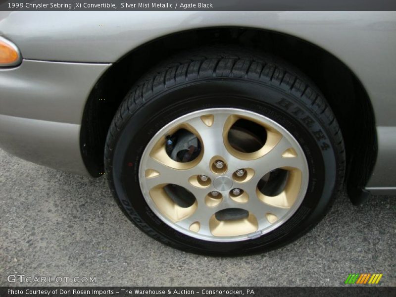Silver Mist Metallic / Agate Black 1998 Chrysler Sebring JXi Convertible