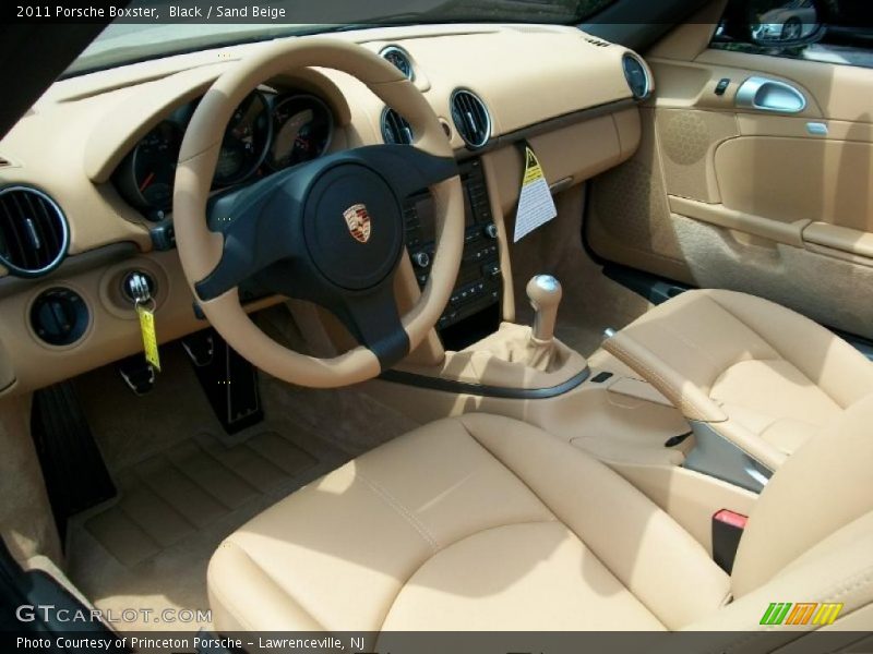 Black / Sand Beige 2011 Porsche Boxster